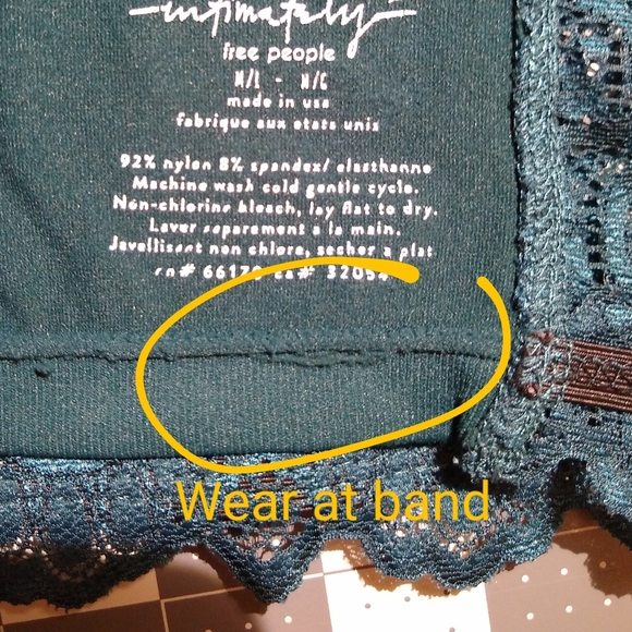 Free People Seamless & Lace Reversible Bandeau - Picture 10 of 11